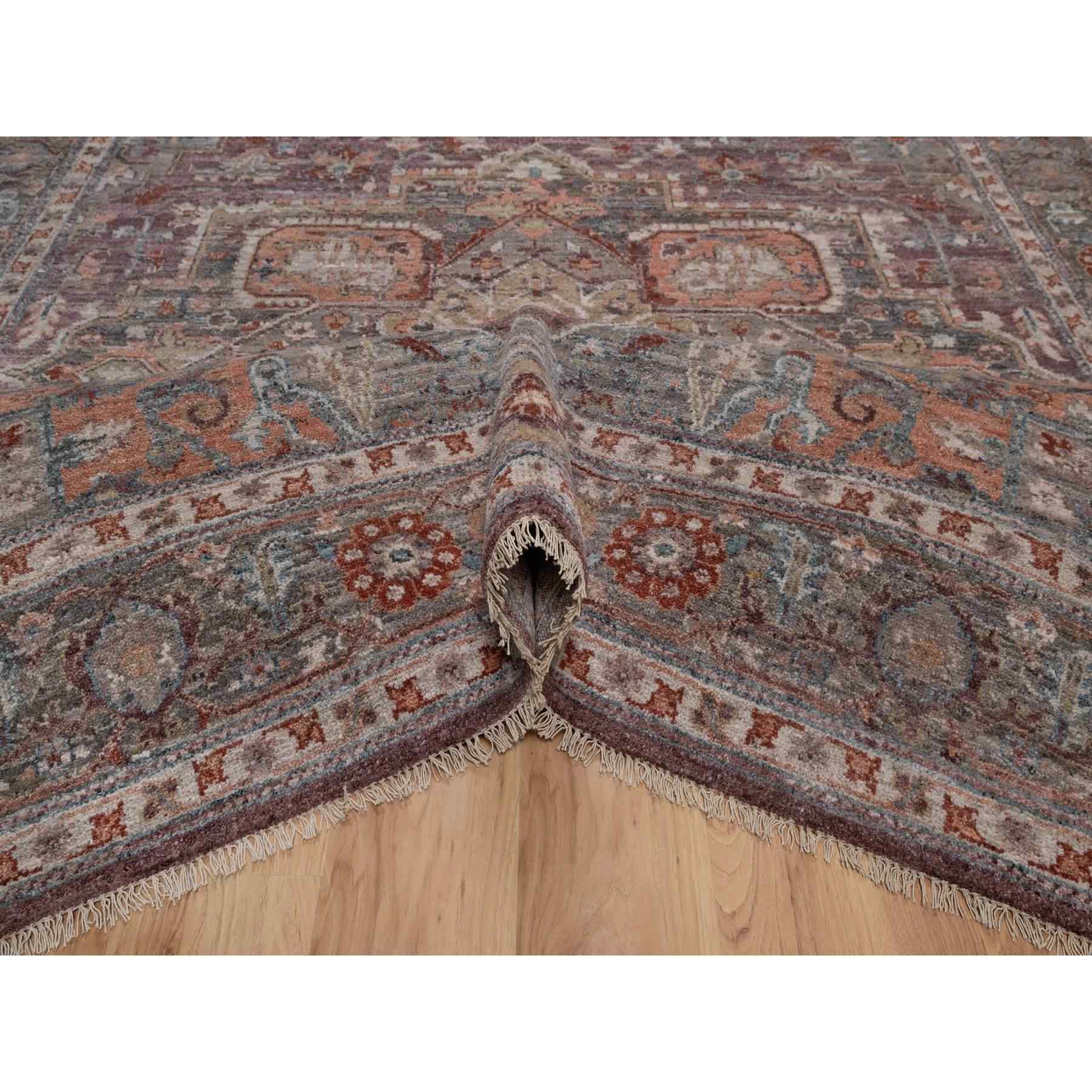 Heriz-Hand-Knotted-Rug-464480