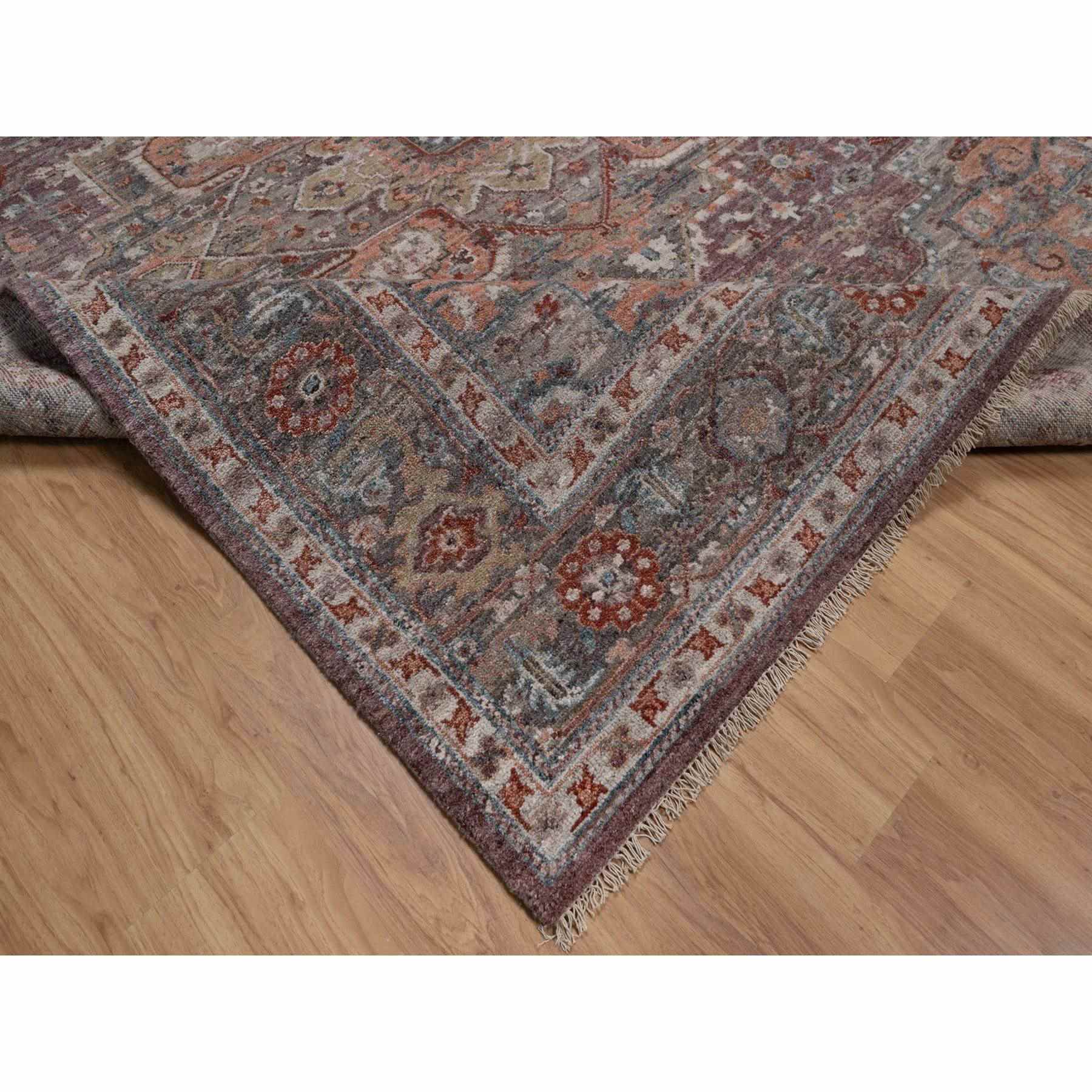 Heriz-Hand-Knotted-Rug-464480