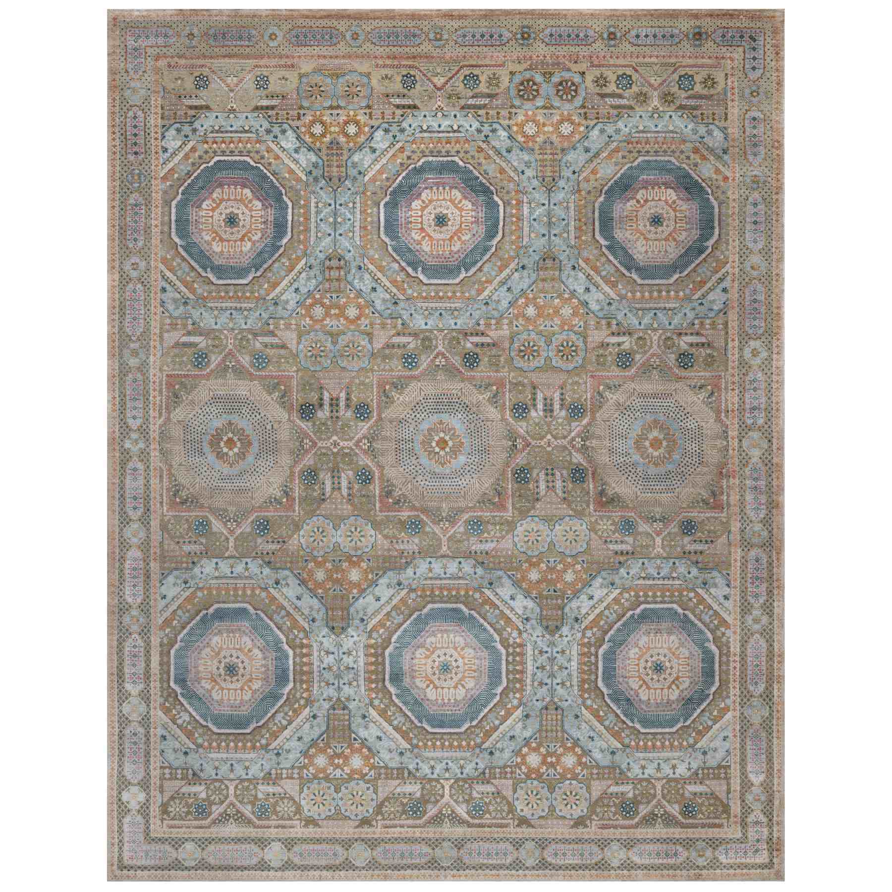 Mamluk-Hand-Knotted-Rug-463025