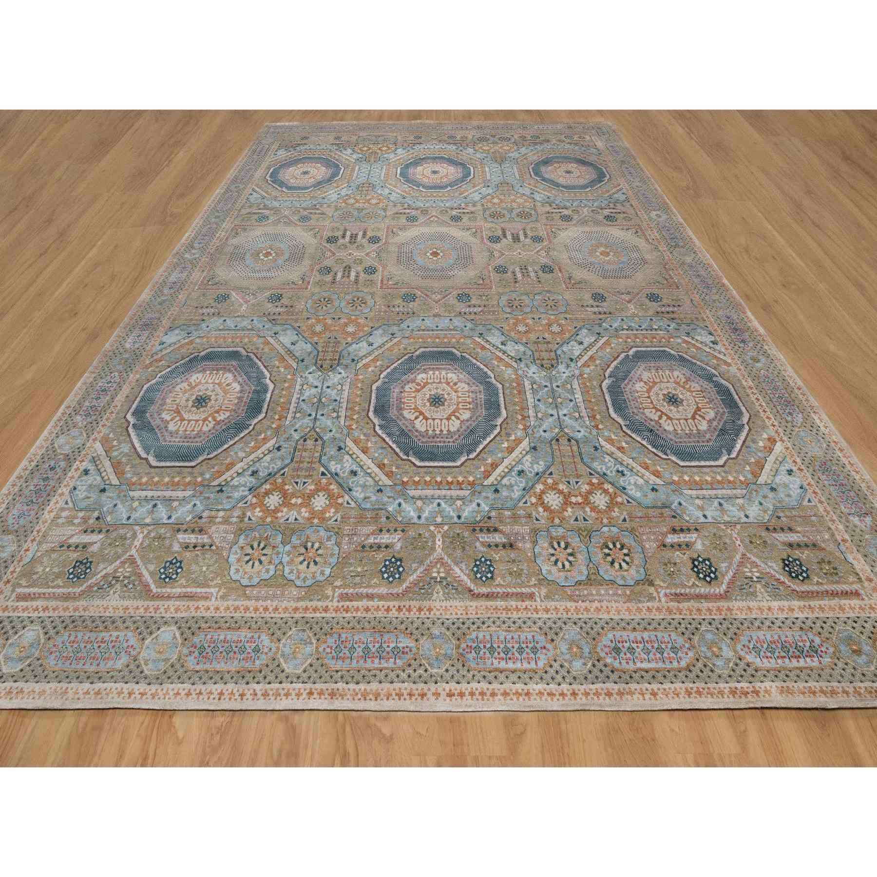Mamluk-Hand-Knotted-Rug-463025