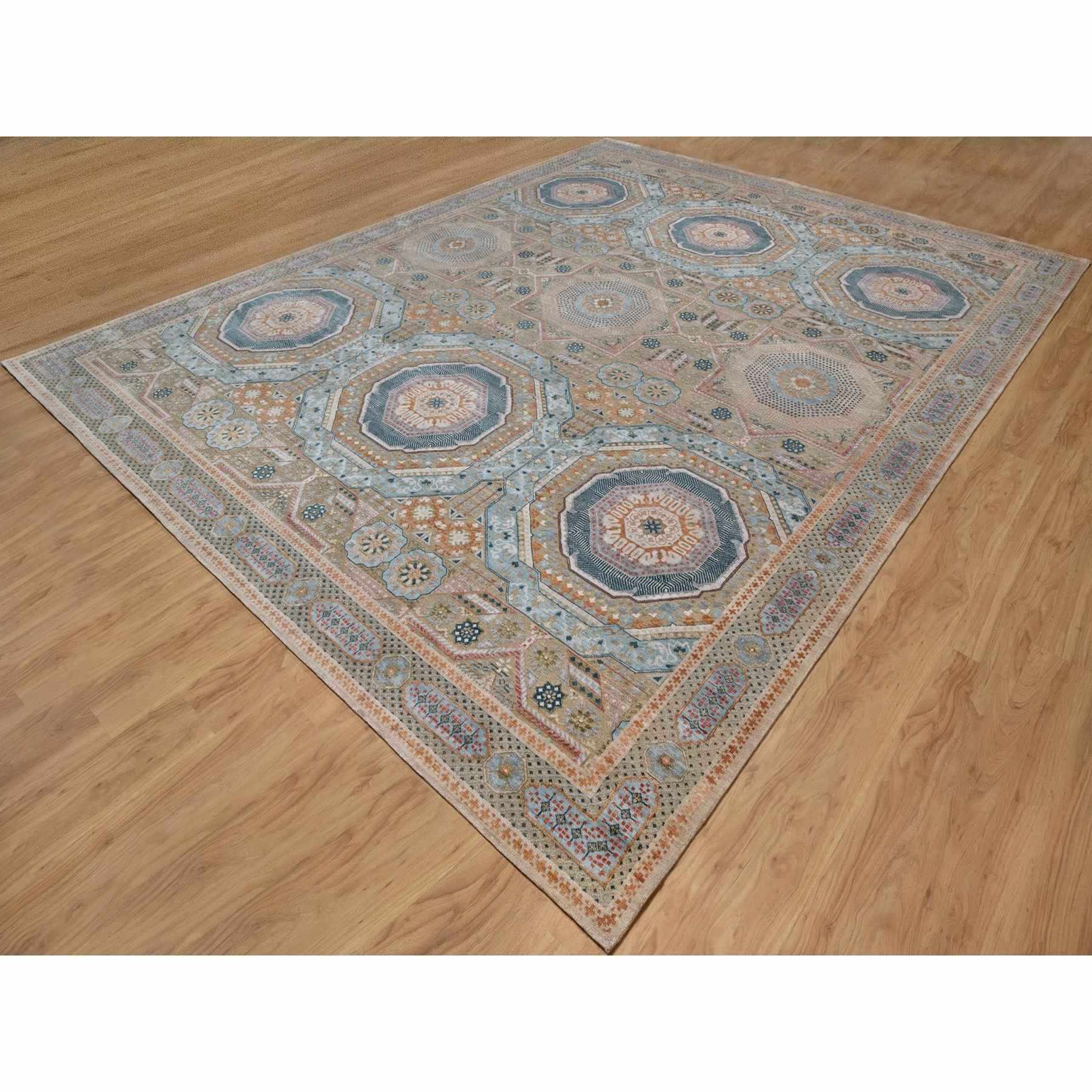 Mamluk-Hand-Knotted-Rug-463025