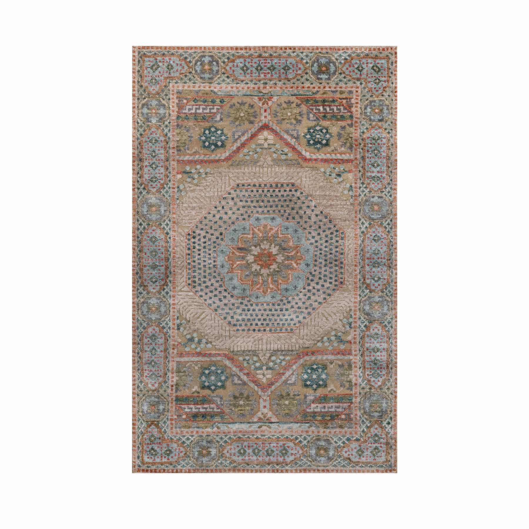 Mamluk-Hand-Knotted-Rug-463050