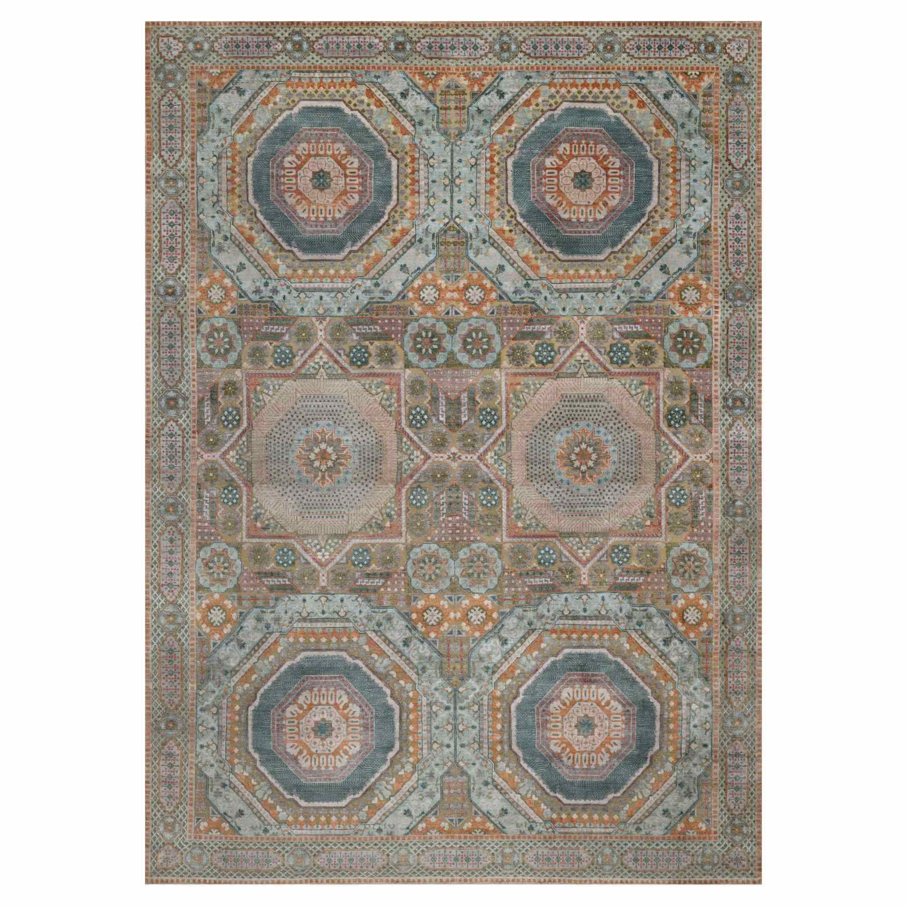 Mamluk-Hand-Knotted-Rug-463080