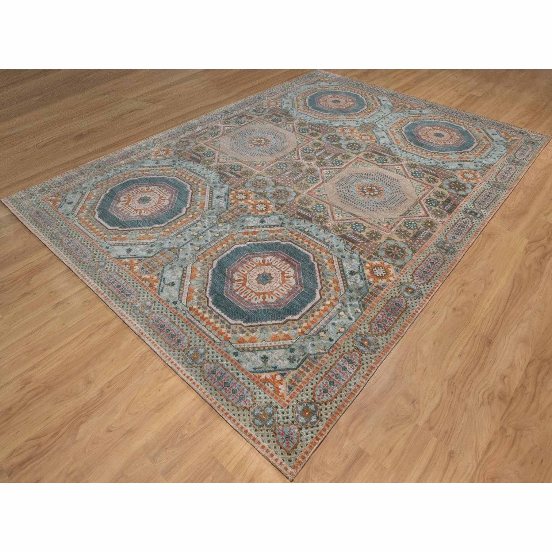 Mamluk-Hand-Knotted-Rug-463080