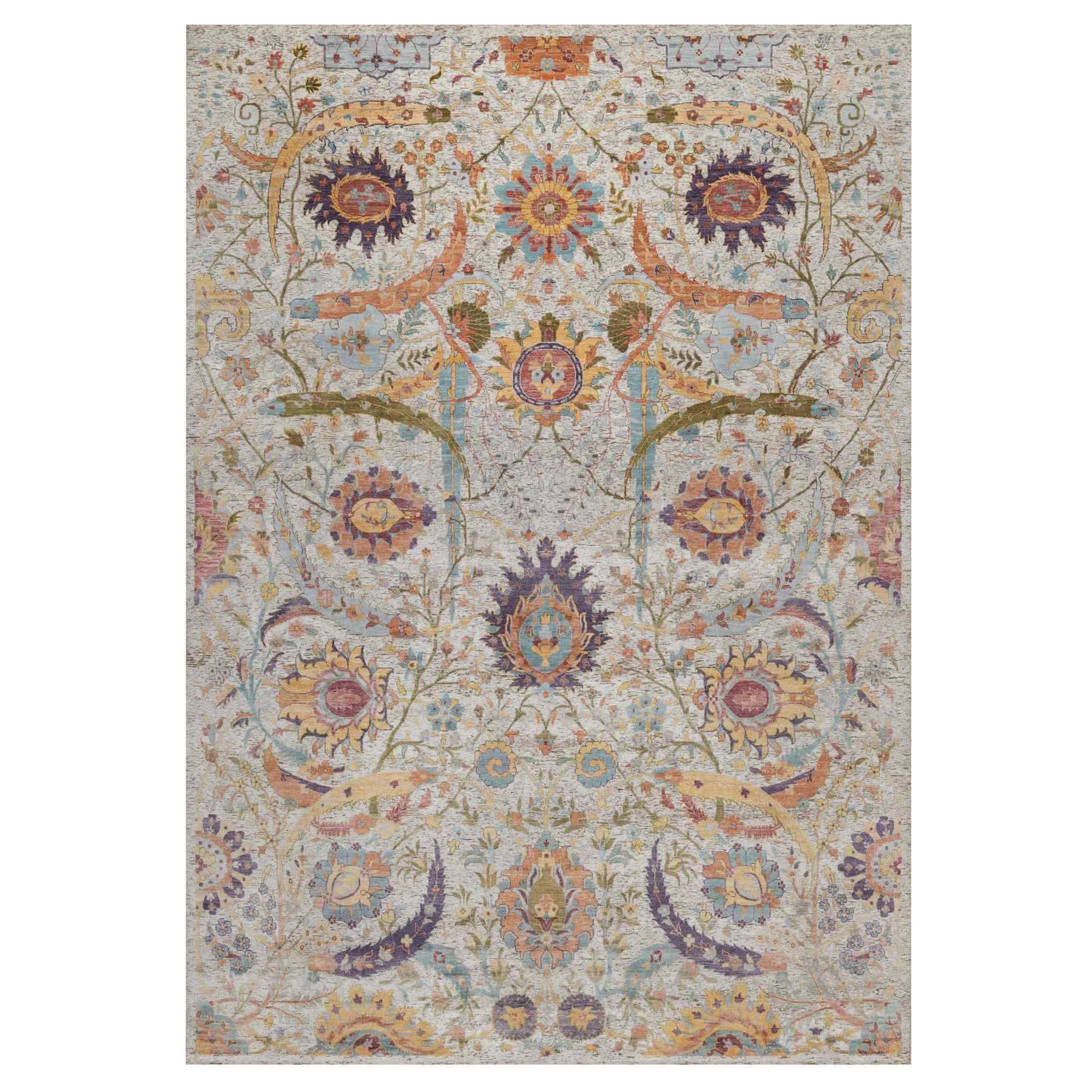 Transitional-Hand-Knotted-Rug-463100