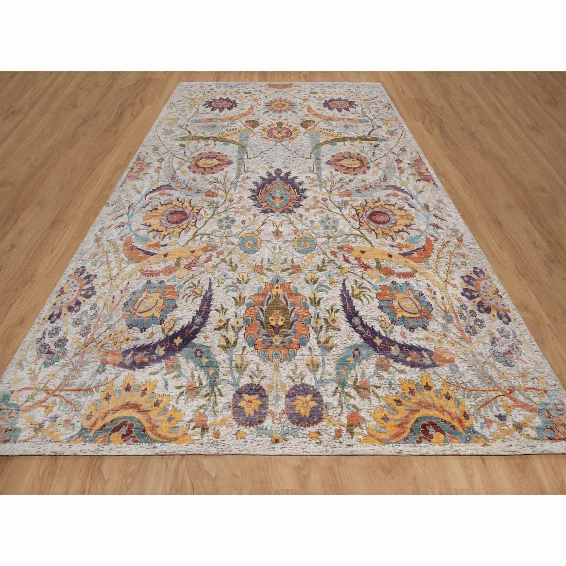 Transitional-Hand-Knotted-Rug-463100