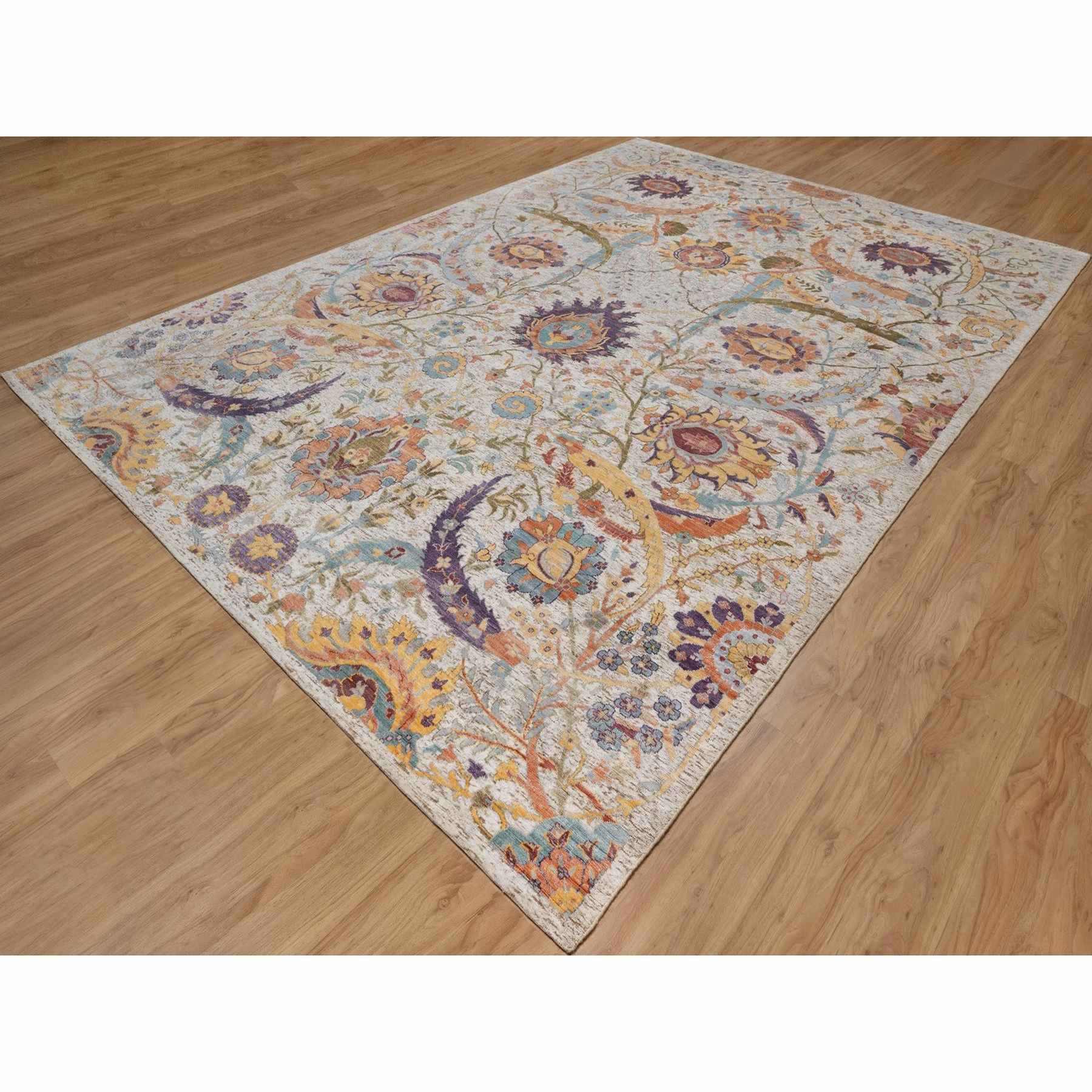 Transitional-Hand-Knotted-Rug-463100