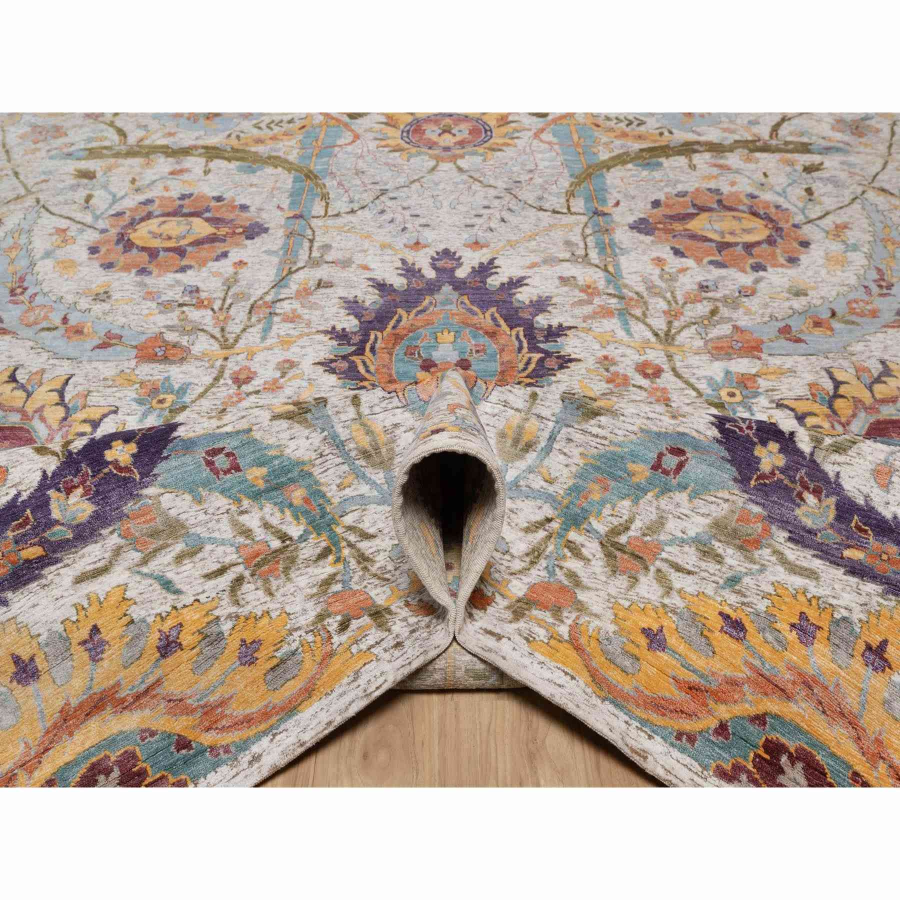 Transitional-Hand-Knotted-Rug-463100