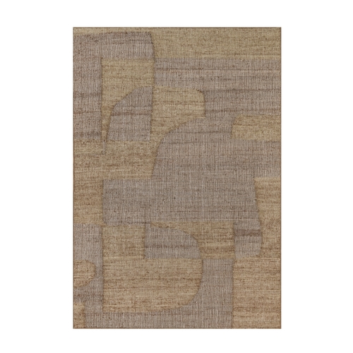 Coffee Brown, Flat Weave, Durie Kilim with Geometric Design, Hand Woven, Textured, 100% Wool, Oriental 