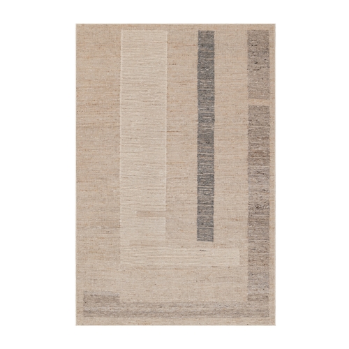 Dark Vanilla Brown, Durie Kilim with Geometric Design, Flat Weave, 100% Wool, Hand Woven, Oriental 