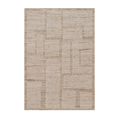 Tan Brown, Flat Weave, Durie Kilim with Geometric Design, 100% Wool, Textured, Hand Woven, Oriental 