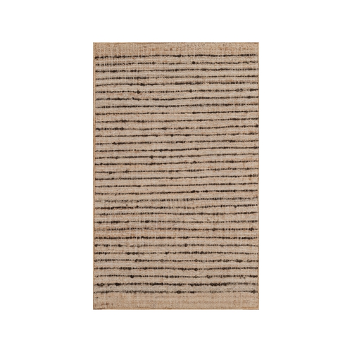 Sand Brown, Flat Weave, Durie Kilim, Textured, 100% Wool, Hand Woven, Sample, Mat, Oriental 