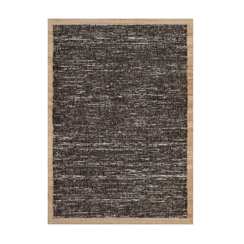 Chocolate Brown, Flat Weave, Durie Kilim with Plain Design, Textured, 100% Wool, Hand Woven, Oriental Rug