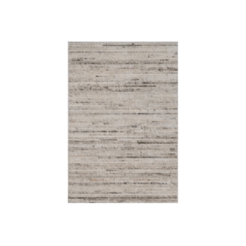 Swan White, Variegated Textured Modern Design, Indoor, Outdoor, Hand Loomed, Thick and Plush, Sample, Mat, Oriental 