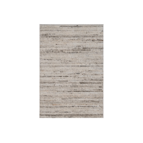 Swan White, Variegated Textured Modern Design, Indoor, Outdoor, Hand Loomed, Thick and Plush, Sample, Mat, Oriental Rug