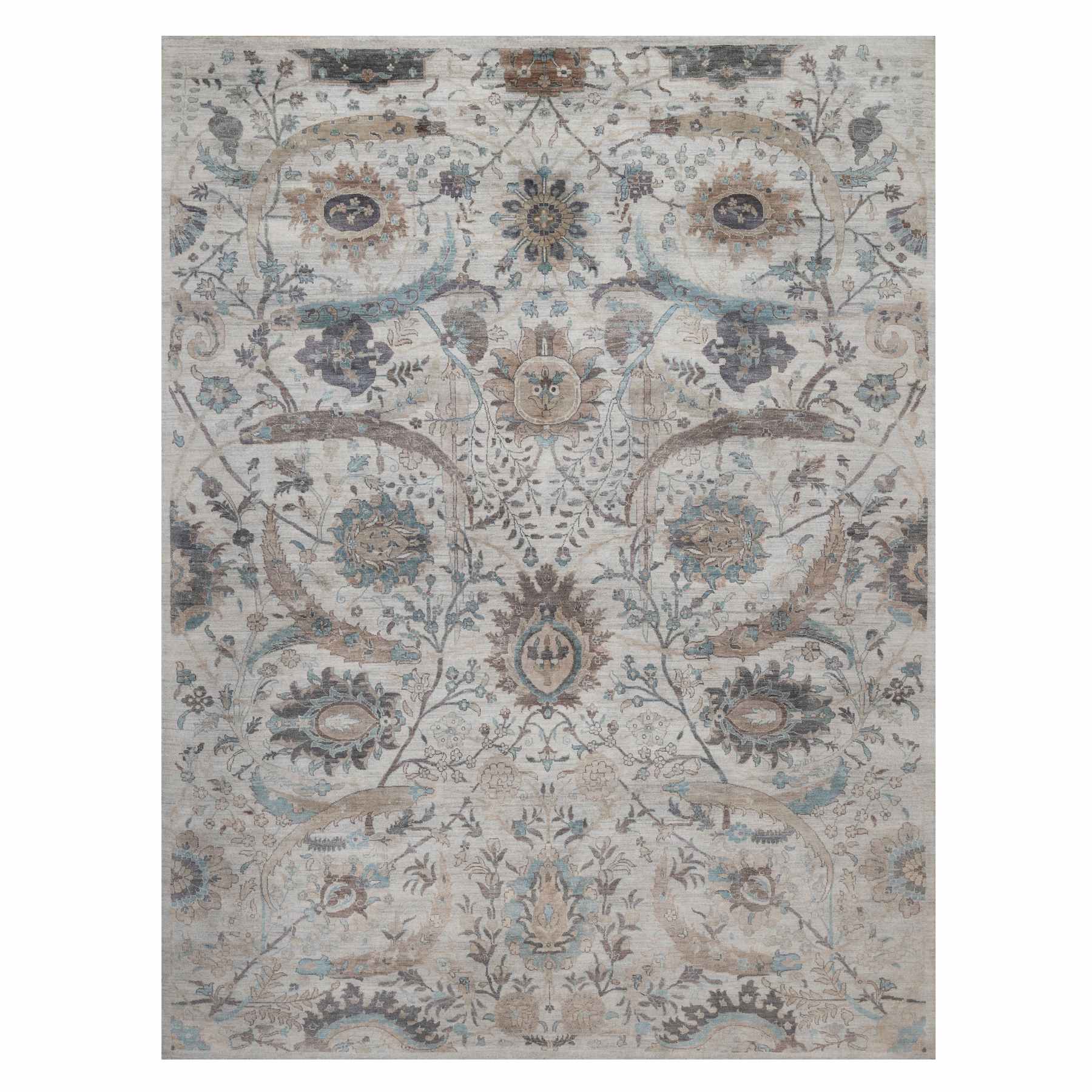 Transitional-Hand-Knotted-Rug-465090